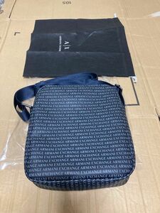 新品 アルマーニ エクスチェンジ ショルダーバッグ Navy