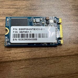 M.2 SSD 新品未使用■Phison SSMP064GTB3C0-S11 64GB SATA6G 2242の画像1