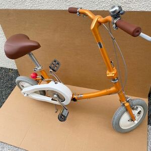  rare out of print Panasonic National WiLL foldable bicycle used good goods * in-vehicle * camp * outdoor * leisure * objet d'art 