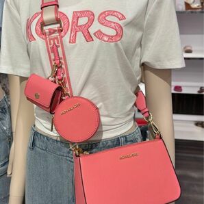 新品　Michael Kors MK マイケルコース　ショルダーバッグ バッグ JET SET TRAVEL SM クロスボディ