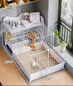  домашнее животное клетка клетка для разведения домашнее животное house 107*72*62m большой . клетка заяц забор домашнее животное клетка кошка клетка 