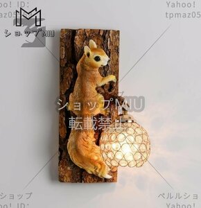 美品 りす/ねずみ/動物/ぎんいろ/壁掛け照明 壁掛け灯 インテリア照明 壁掛け灯