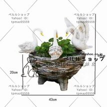 白鳥の庭の置物 庭園置物_画像8