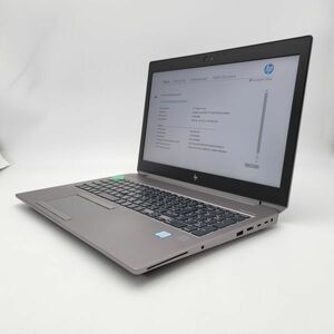 ★キー訳あり★ HP ZBook 15 G6 [Core i7 9750H 16GB なし 15.6インチ -] 中古 ノートパソコン (6397)