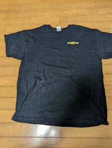GILDAN 輸入古着 半袖Tシャツ XL ブラックインディーカー Tシャツ　シボレー