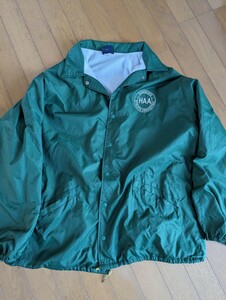  coach jacket green size XL MADE IN USA Vintage 