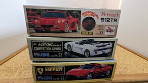 Ferrari3台まとめて　348TS 512TR KOENIG specials competition spider 一部やりかけあり　一部要補修必要　