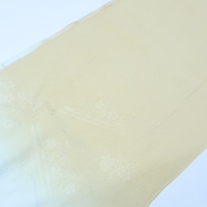 《京都一輝堂》【着物】 和装小物 帯締め 帯揚げ セット 帯締 帯揚 暈し 波に小花刺繍 平組 組紐 24W-1643の画像3