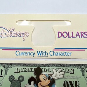 ディズニーダラー 1ドル札（2003年版）$1 A00099305A 紙幣 ミッキーマウス Disney Dollars 袋付 ピン札【AA028】の画像5