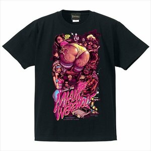 ブラックXS ロッキンジェリービーン エロスティカ Tシャツ Rockin' Jelly Bean EROSTIKA MIAMI WEREWOLF