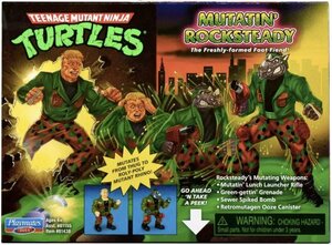 プレイメイツ タートルズ ミューテーション ロックステディ フィギュア Playmates TMNT ミュータントタートルズ MUTATIN' ROCKSTEADY