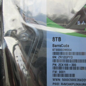 シーゲイト(SEAGATE) BarraCuda 3.5インチ 8TB 内蔵ハードディスク HDD SATA ①の画像3