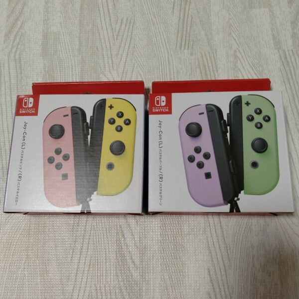 新品未開封　2個セット　ジョイコン　Joy-Con パステルパープル/ パステルピンク/ パステルイエロー