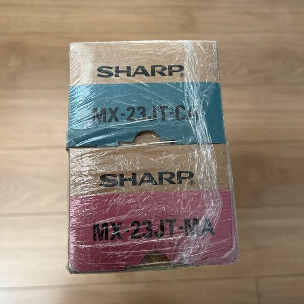 MX-23JT トナーカートリッジ シアン　マゼンタ　2本セット　純正品　SHARP 未使用未開封