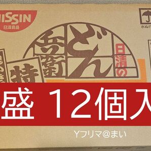 日清のどん兵衛 特盛かき揚げ天ぷらうどん 138g×12個 