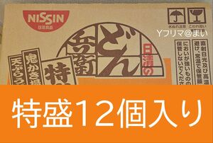 日清のどん兵衛 特盛かき揚げ天ぷらうどん 138g×12個 