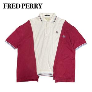 FRED PERRY×77circa рубашка-поло повторный сооружение рубашка большой размер F