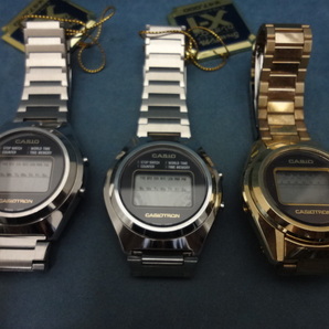 激レア、カシオ、CASIO、カシオトロン、X-１ ３個セット、１９７０年代製、時計店、デッドストック、昭和レトロ、ジャンクの画像2