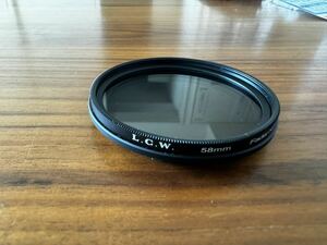 58mm L.C.W. Fader ND2 Variable 可変式減光フィルター 美品