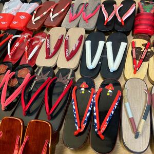  one right ..No.829 kimono small articles geta . thing 15 pair large amount set sale large liquidation . geta . geta lacquer paint 