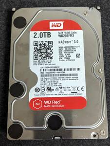 管7） Western Digital WD20EFRX 2TB 使用時間58729h