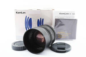 ☆kamLan KAM0020 50mm F1.1 II Canon M　元箱、付属品有り♪　♯2509