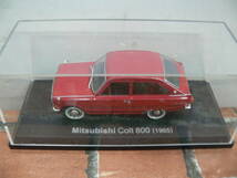 三菱 コルト 800 (1965) 1/43スケール 国産名車コレクション (ミニカー)_画像1