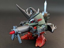 ◆闇将軍　雑駆頭　ザクト　闇の鎧　暗黒砲　BB戦士　SDガンダム　塗装済完成品　バンダイ プラモデル　ガンプラ_画像3