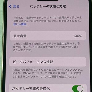 超美品 SIMフリー iPhone14 Pro 256GB ゴールド バッテリー：100％ 充電回数：27回 本体のみ 管理番号：4-8【安心保証】の画像4