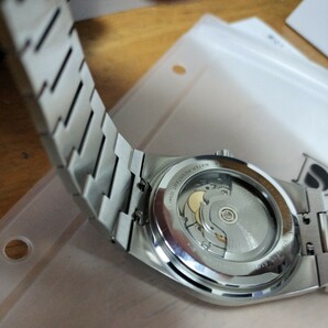 TISSOT PRX ティソ ピーアールエックス パワーマティック80 アイスブルー ラバーバンド付 自動巻き ラグスポ腕時計の画像9