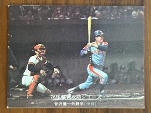 カルビープロ野球カード　NO568　谷沢健一