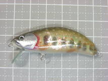 SH59 貝貼り岩魚50s4.7g 阜鵜 ハンドメイドミノー_画像2