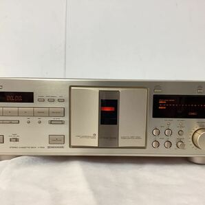 ◯営KU026-後T100【埼玉発】TEAC ティアック V-7010 ステレオカセットデッキ オーディオ機器 1994年製 通電、開閉確認済み リモコンなしの画像2