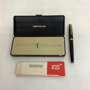 ◯営TK012-A12さT60【埼玉発】MONTBLANC モンブラン 万年筆 ケース付き 現状品