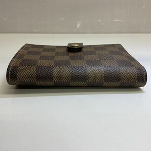 営MK39-60Y LOUIS VUITTON ルイヴィトン ダミエ ポルトフォイユ ヴィエノワ 財布 シリアルナンバーMI0096 W約13.5cm H約9.5cm D約2.5cmの画像3