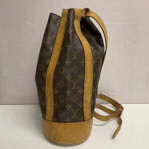 営YY36-100Y LOUIS VUITTON ルイヴィトン ランドネPM ショルダーバッグ モノグラム シリアルナンバー AS0927 W約28cm H約36cm D約14cmの画像4