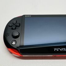 1円スタート【美品】 PSVITA プレイステーション・ヴィータ 本体 PCH-2000 レッド/ブラック バリューパック 箱説付 SONY ソニー_画像5