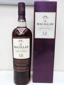 【未開栓】The MACALLAN ザ・マッカラン 12年 グランレゼルバ ウイスキー 700ml 45.6% 箱付【富】