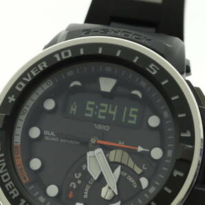 LVSP6-3-10 7T035-3 CASIO カシオ 腕時計 GWN-Q1000MCA G-SHOCK GULF MASTER 電波ソーラー 約145g メンズ ブラック 付属品付き 綺麗の画像10