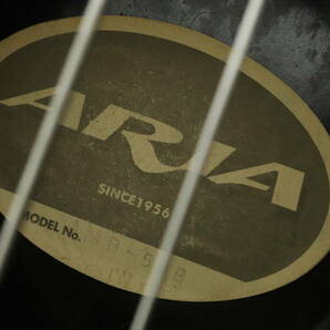 VMPD6-34-71 ARIA アリア SINCE 1956 アコースティックベース AMB-50B ベース 弦楽器 楽器 木目 全長約122cm ブラウン 中古の画像4