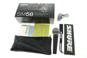 VMPD6-34-76 SHURE シュア ダイナミックマイク SM58 マイク ボーカルマイクロホン ボーカル用 付属品付き 動作未確認 ジャンク