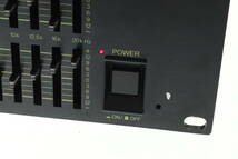 VMPD6-44-2 YAMAHA ヤマハ グラフィックイコライザー MODEL Q2031B GRAPHIC EQUALIZER 音響機器 レコーディング 通電確認済み ジャンク_画像8
