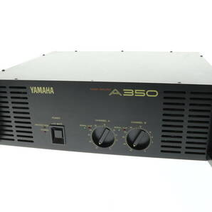 VMPD6-44-4 YAMAHA ヤマハ パワーアンプ MODEL A350 POWER AMPLIFIER アンプ オーディオ機器 音響機器 通電確認済み ジャンクの画像1