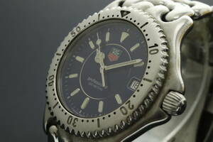 LVSP6-4-25 7T042-25 TAG HEUER タグホイヤー 腕時計 WG111A セル プロフェッショナル クォーツ 約98g メンズ シルバー ジャンク