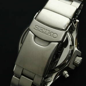 LVSP6-4-71 7T044-41 SEIKO セイコー 腕時計 5M43-0C50 スキューバ デイデイト AGS キネティック 約123g メンズ シルバー ジャンクの画像7
