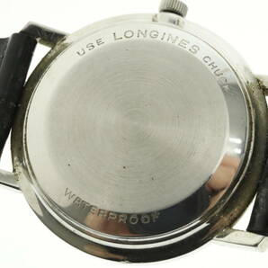 LVSP6-4-43 7T044-13 LONGINES ロンジン 腕時計 デイト ラウンド 自動巻き 約38g メンズ シルバー 文字盤シルバー 動作品 中古の画像7