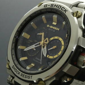 LVSP6-4-72 7T044-42 CASIO カシオ 腕時計 MTG-S1000D G-SHOCK MT-G タフソーラー 電波ソーラー 約179g メンズ シルバー 動作品 中古の画像1