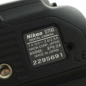 VMPD6-414-6 NIKON ニコン デジタル一眼レフカメラ D700 レンズ NIKKOR 24-120mm 1:3.5-5.6 G セット シャッター確認済 中古の画像5