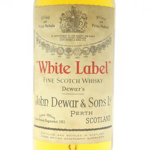 VMPD6-414-38 Dewar's デュワーズ White Label ホワイトラベル FINE SCOTCH WHISKY JOHN DEWAR & SONS ウイスキー 酒 未開栓の画像3