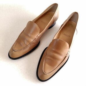 BALLY バリー パンプス 22.5cm ローファー モカシン ブラウン